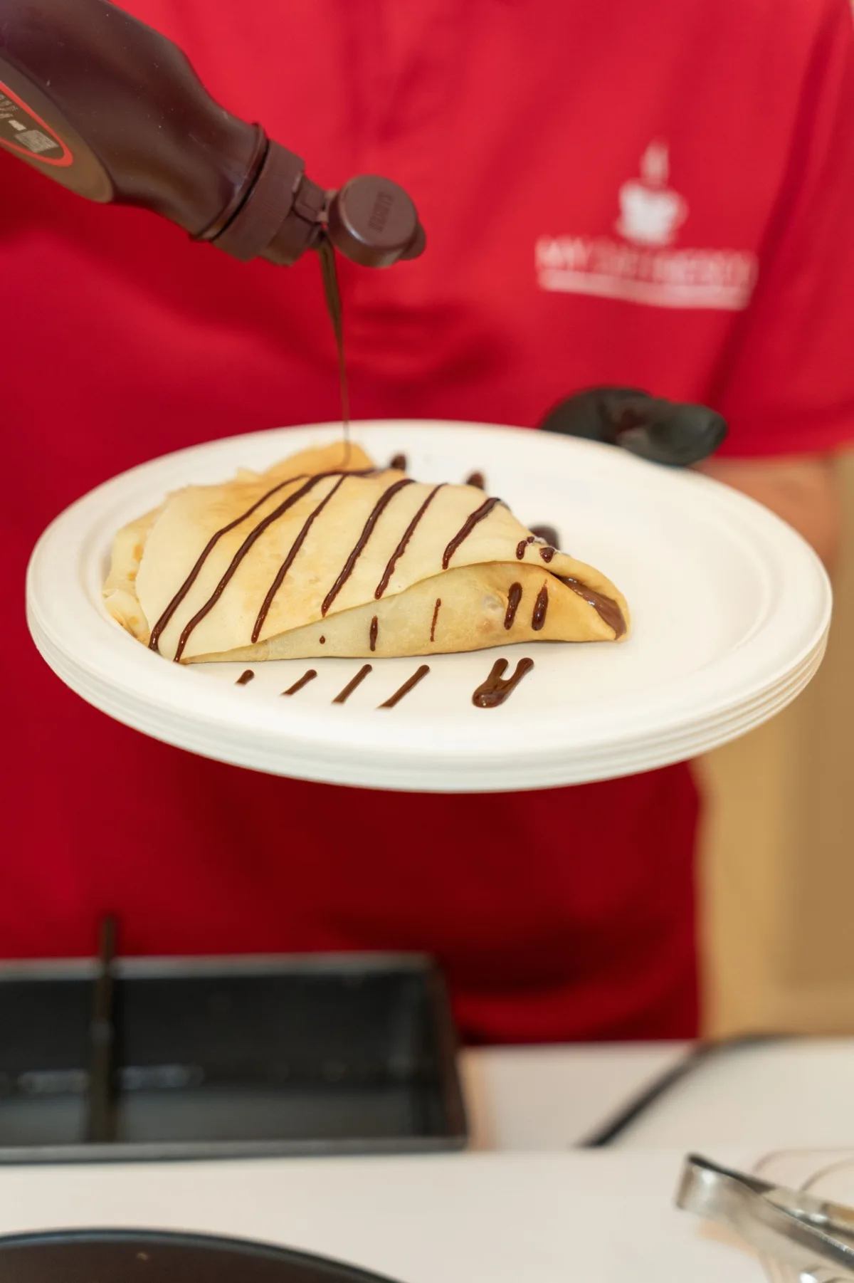Crepe station for a wedding in Los Angeles